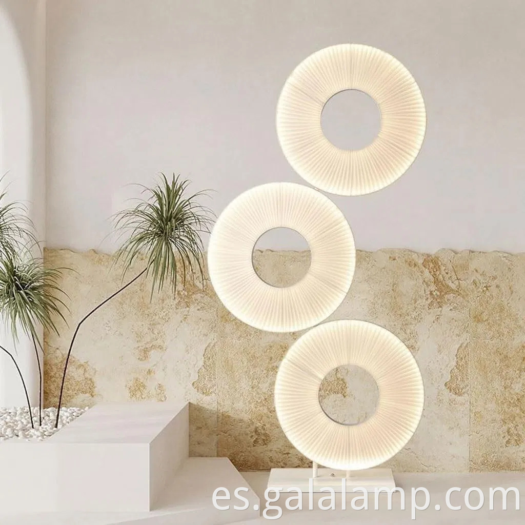 Lámpara de tela de lujo para iluminación de habitación creativa personalizada